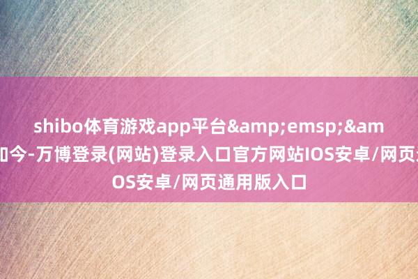 shibo体育游戏app平台&emsp;&emsp;如今-万博登录(网站)登录入口官方网站IOS安卓/网页通用版入口