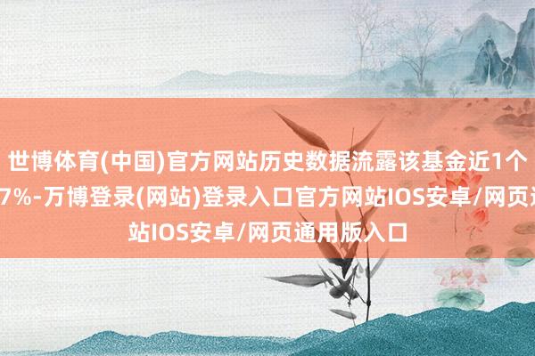 世博体育(中国)官方网站历史数据流露该基金近1个月下降7.47%-万博登录(网站)登录入口官方网站IOS安卓/网页通用版入口